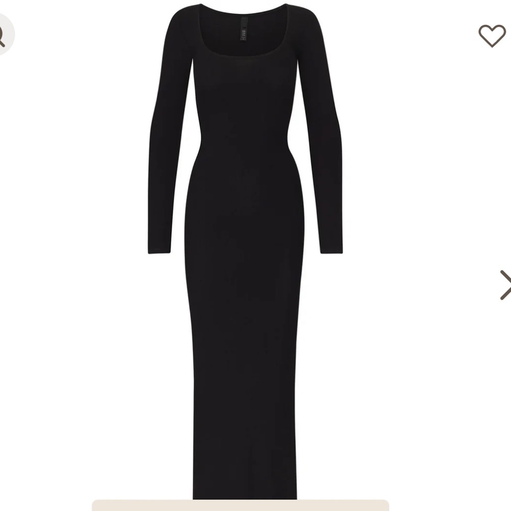 SKIMS LONG SLEEVE DRESS